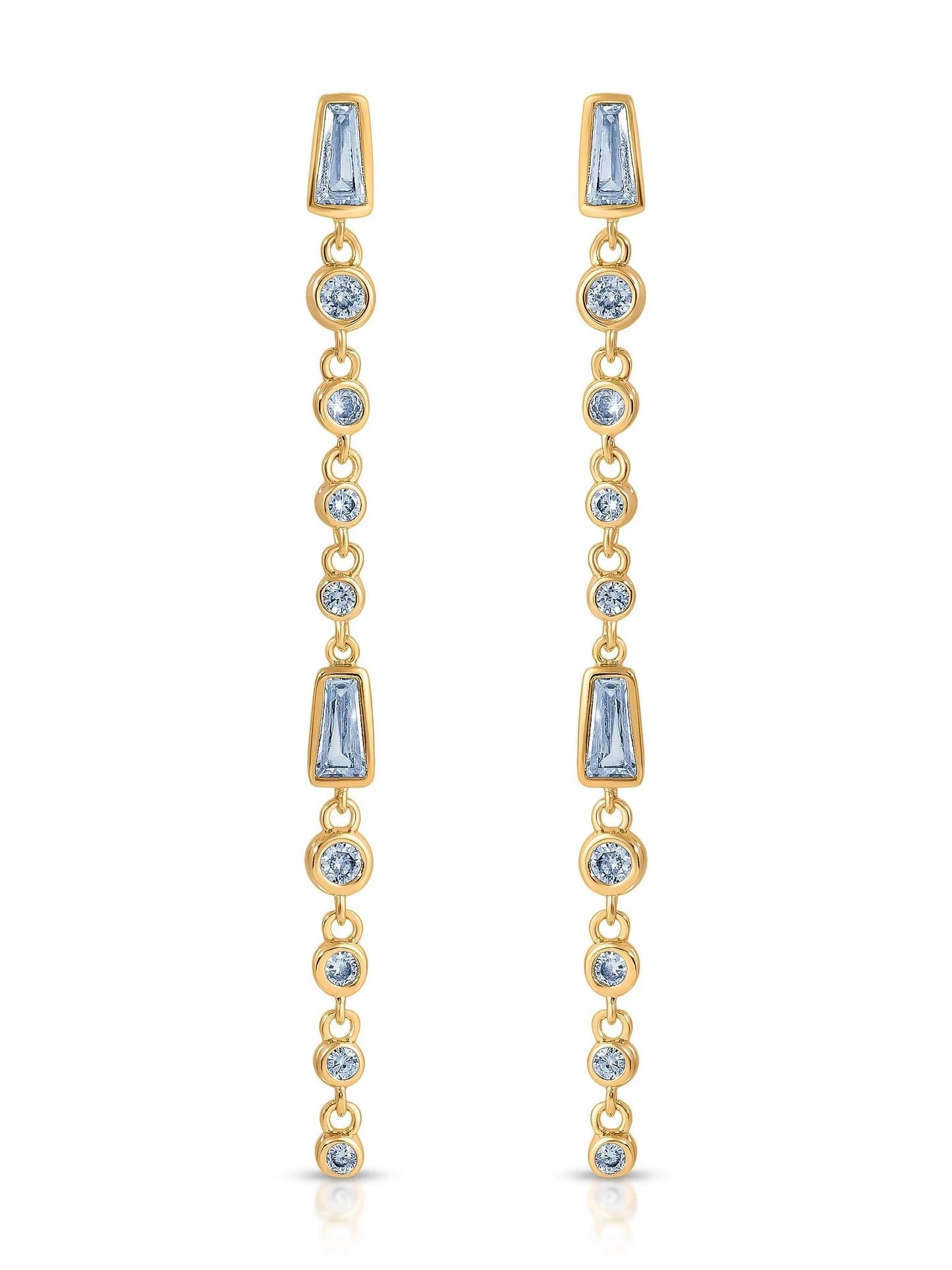 Crystal Linear Earrings