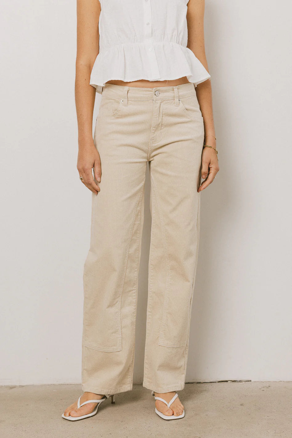 Kaya Corduroy Straight Leg Pants FINAL SALE