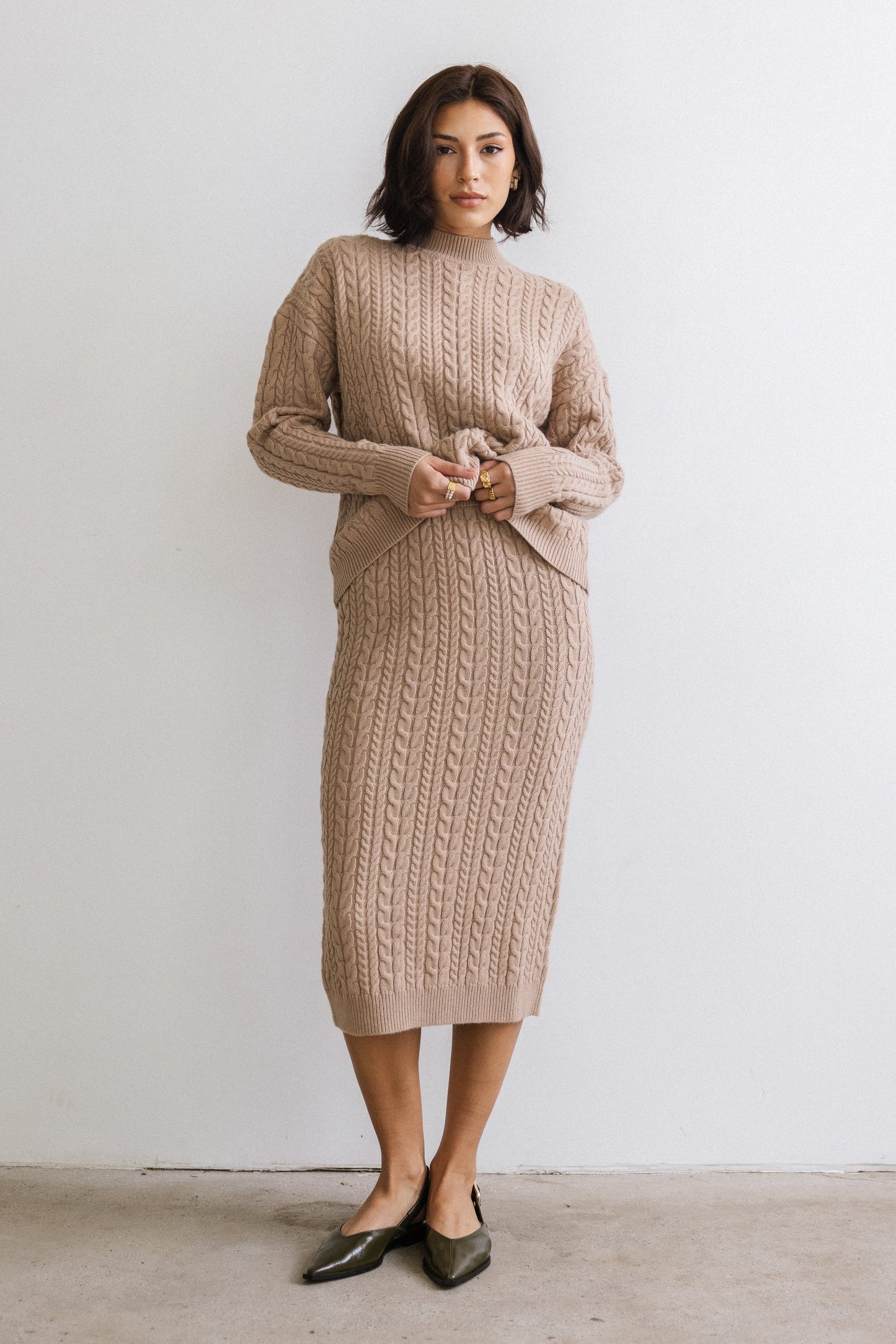 Renley Cable Knit Sweater FINAL SALE