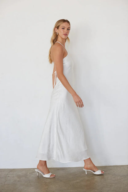 Eliana Open Back Maxi Dress
