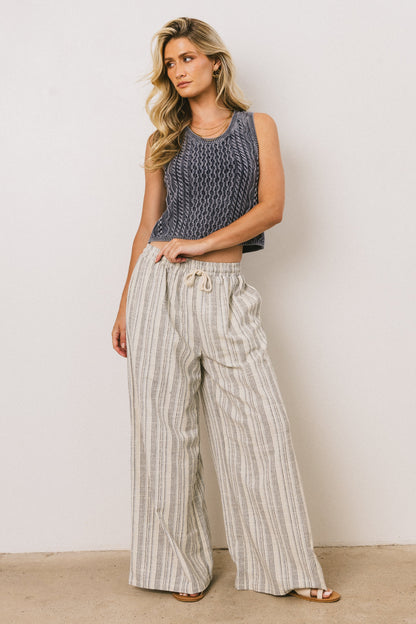 Kirra Striped Wide Leg Pants FINAL SALE