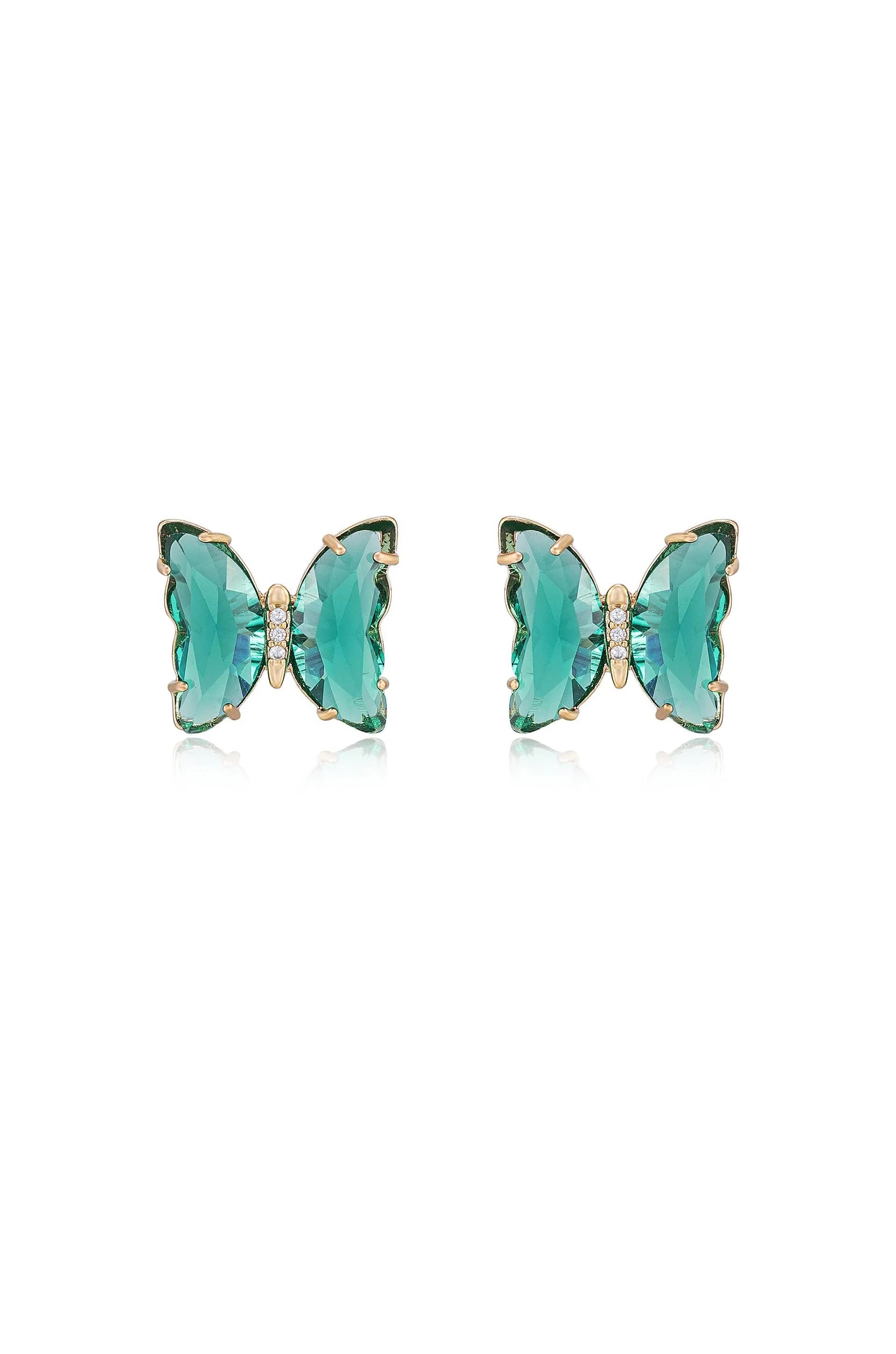 Flutter Away Crystal Earrings
