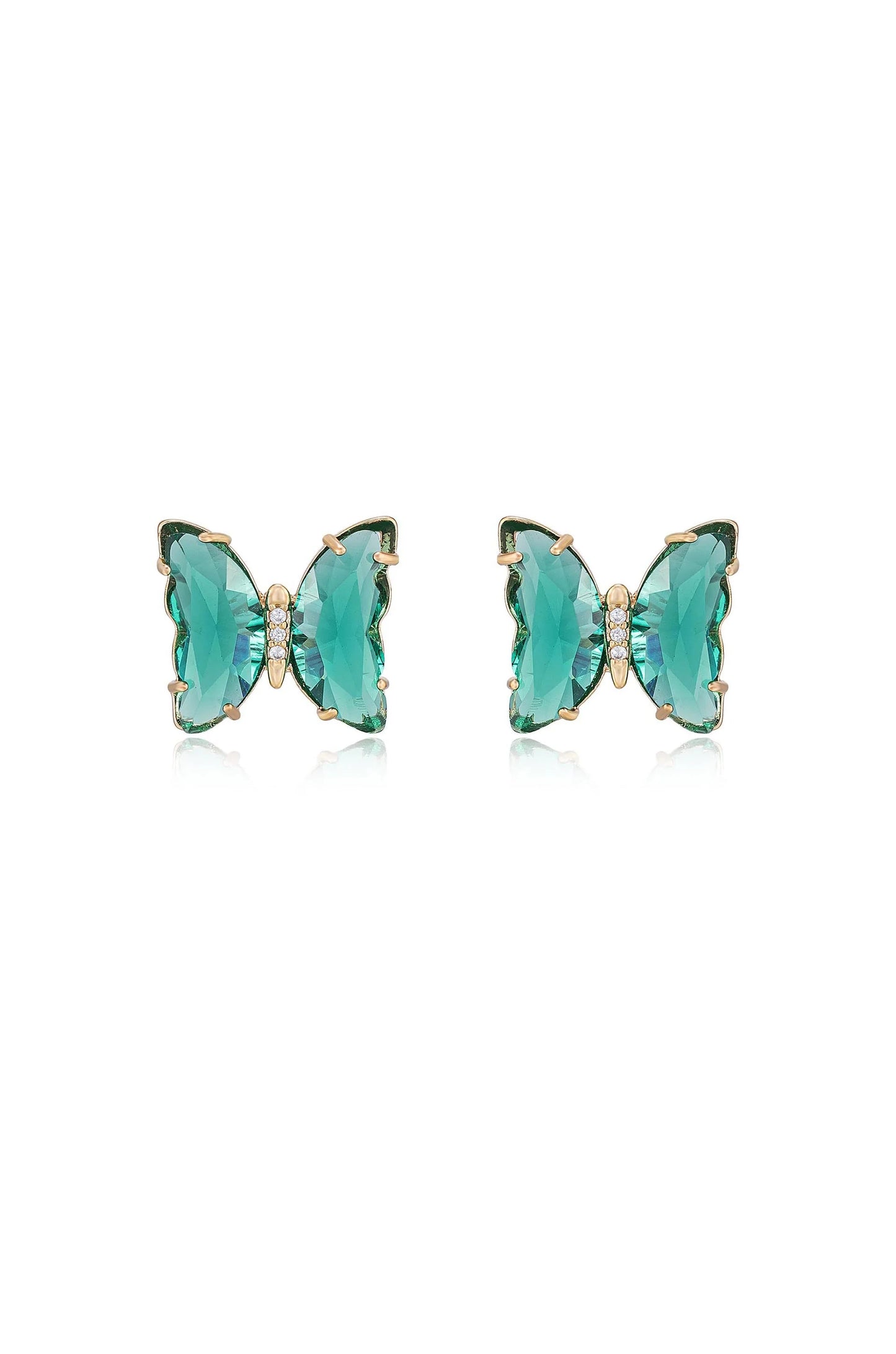 Flutter Away Crystal Earrings