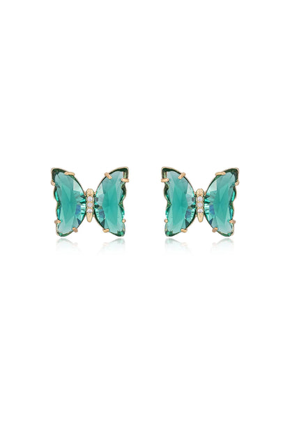 Flutter Away Crystal Earrings
