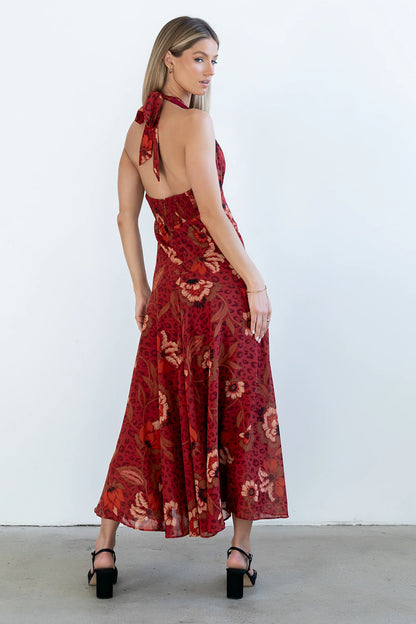 Tracey Halter Maxi Dress