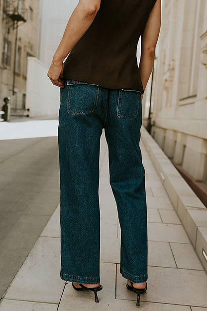 Lena Oversized Denim Pants FINAL SALE