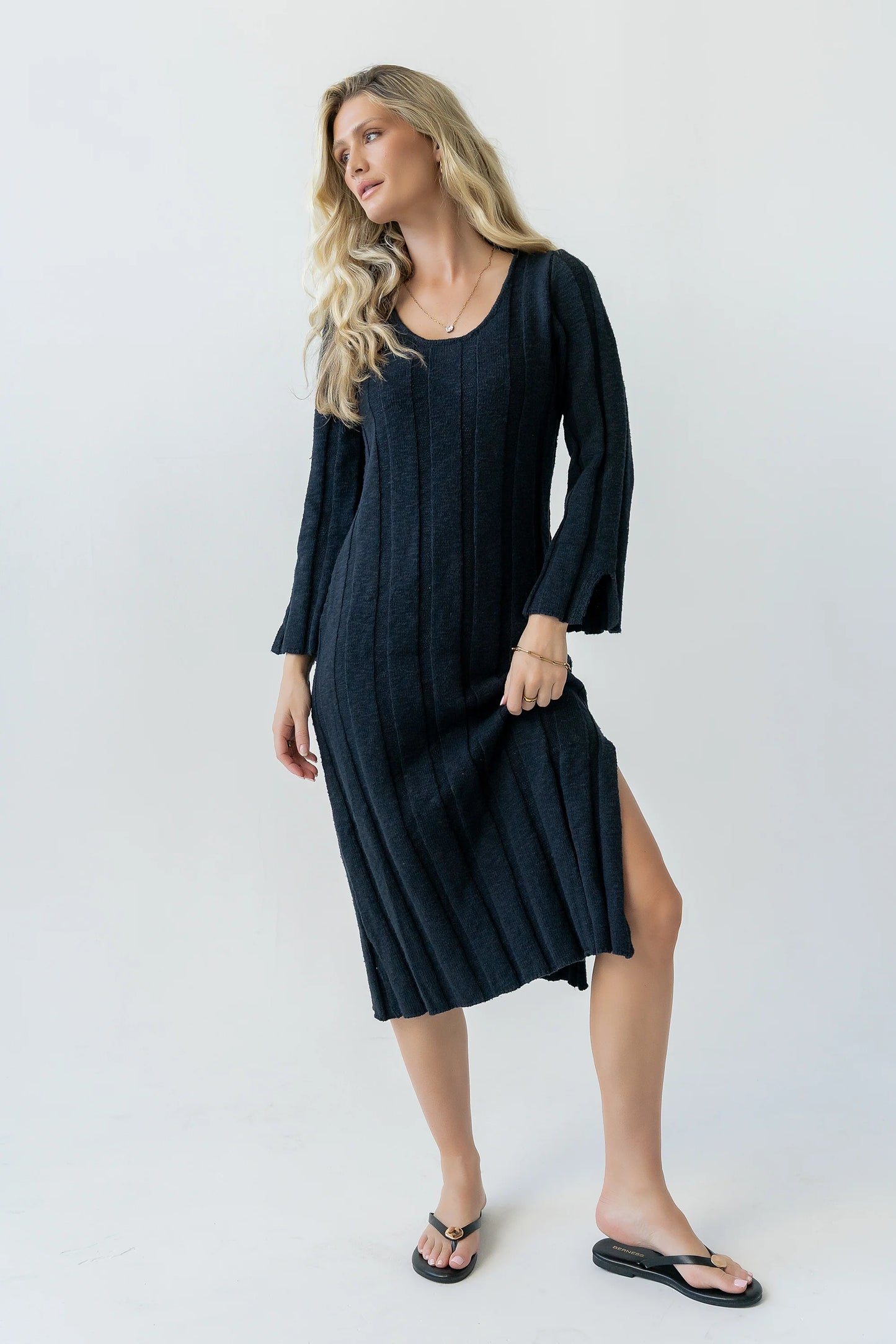 Camile Ribbed Sweater Dress FINAL SALE