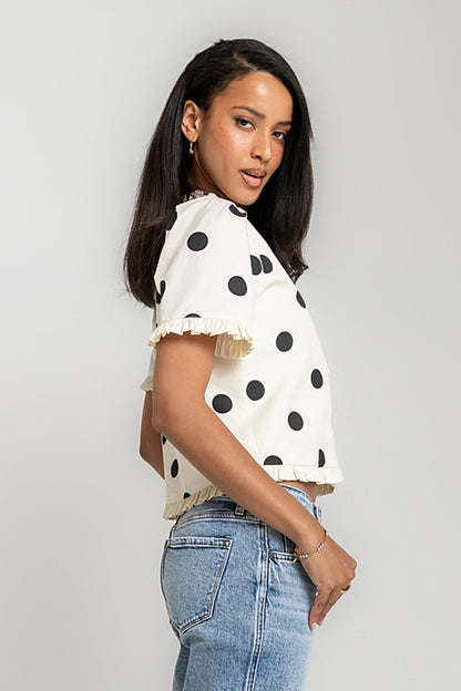 Tyla Polka Dot Blouse