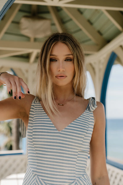 Michelle Striped Maxi Dress