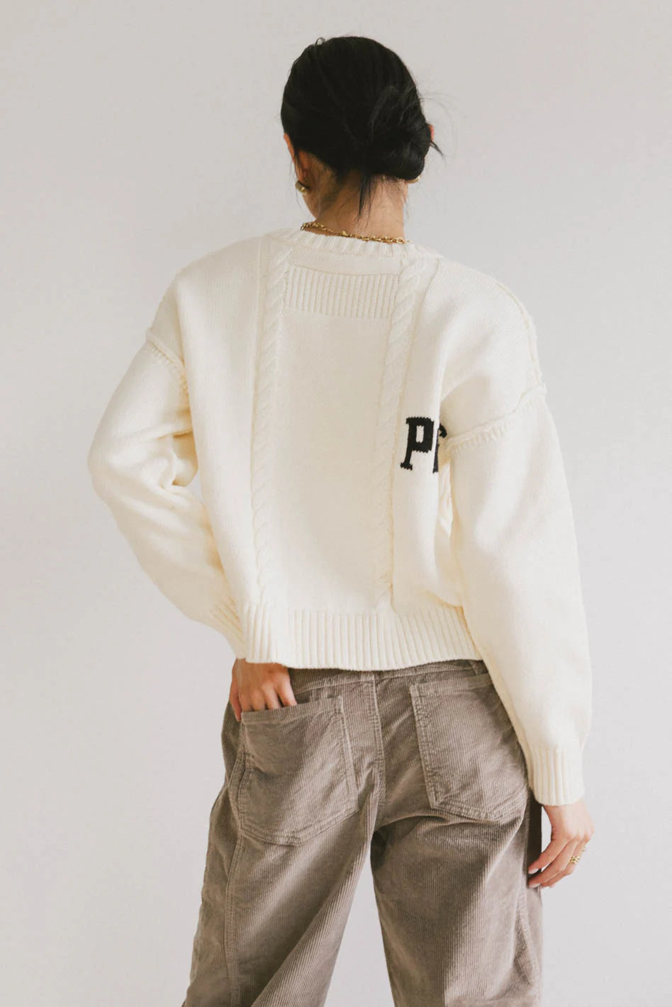 Paris Cable Knit Sweater FINAL SALE
