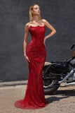 VIXEN GOWN MESH OVERLAY MERMAID DRESS