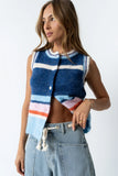 Roxie Striped Sweater Vest