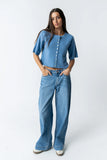 Macey Knit Sweater in Blue