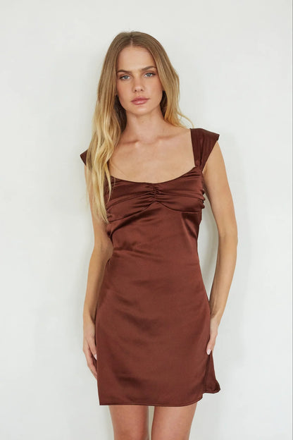 Sloane Tie Back Mini Dress