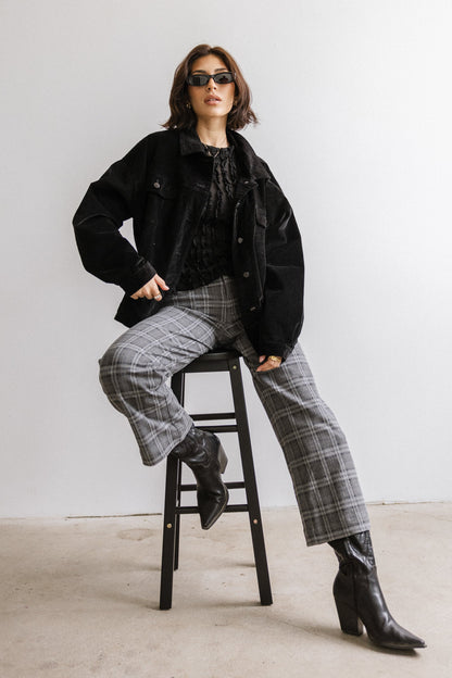 Fisher Plaid Wide Leg Pants FINAL SALE
