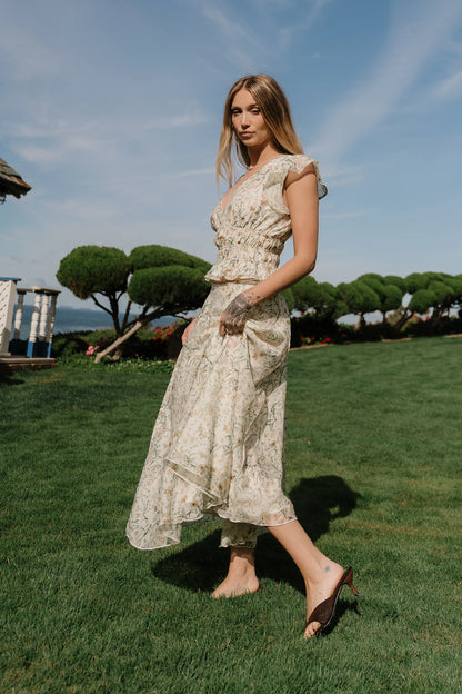 Carlie Floral Midi Skirt
