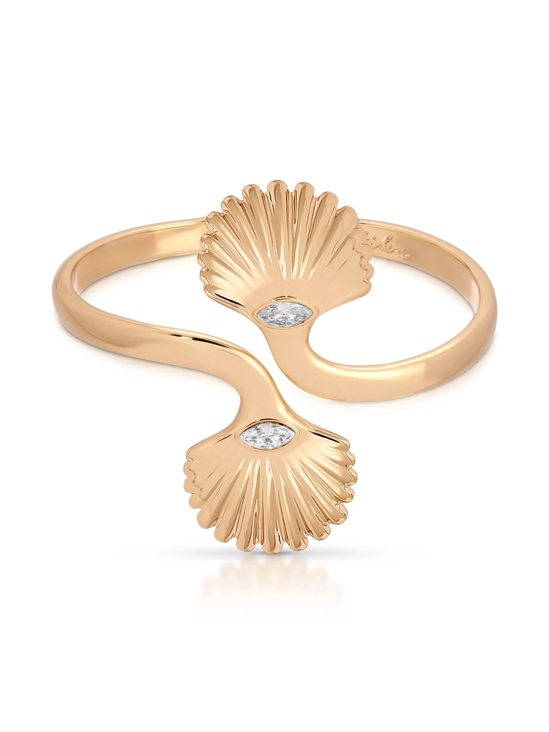 Santorini Shell Cuff Bracelet