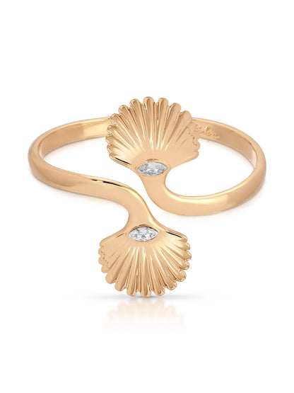 Santorini Shell Cuff Bracelet