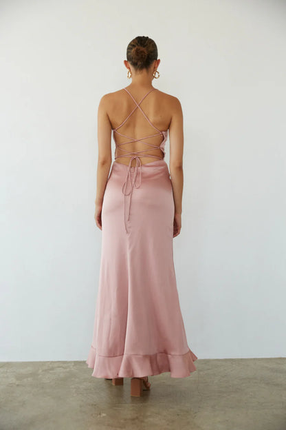 Kimber Floral Ruffle Maxi Dress