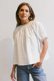 Vicki Blouse in Ivory FINAL SALE