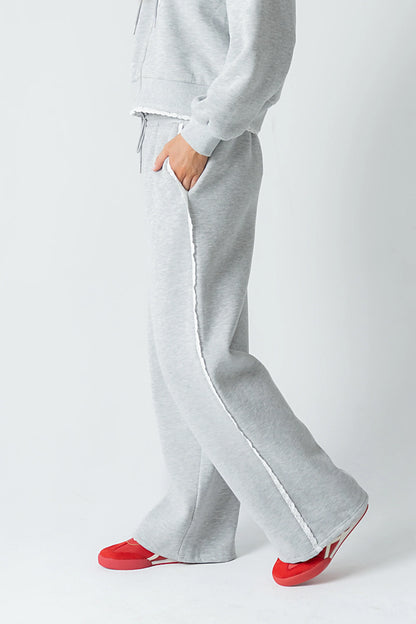 Sydney Lace Trim Sweatpants