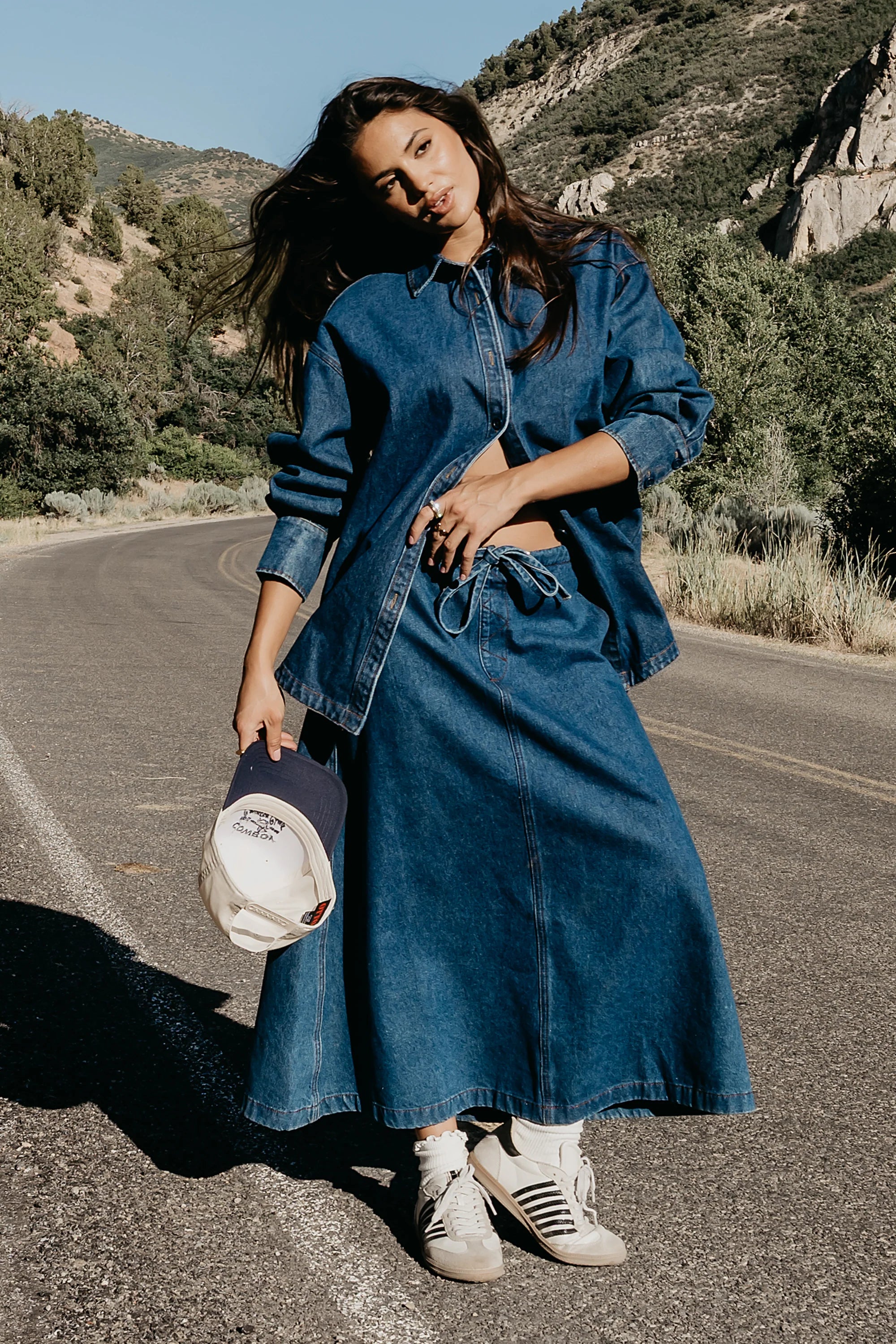 Arlo Denim Maxi Skirt FINAL SALE