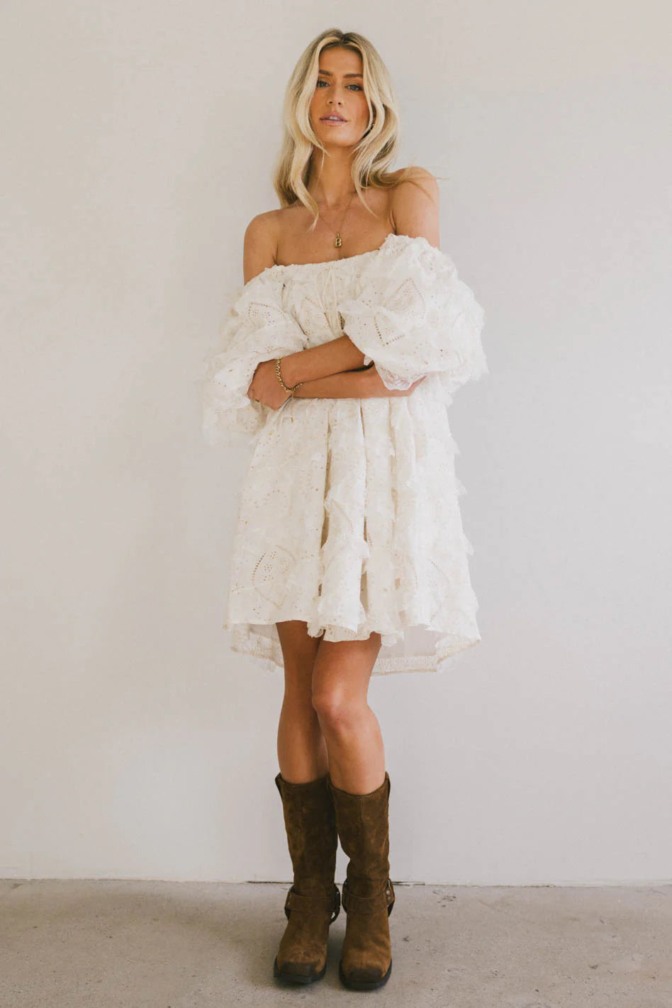 Solene Babydoll Mini Dress FINAL SALE