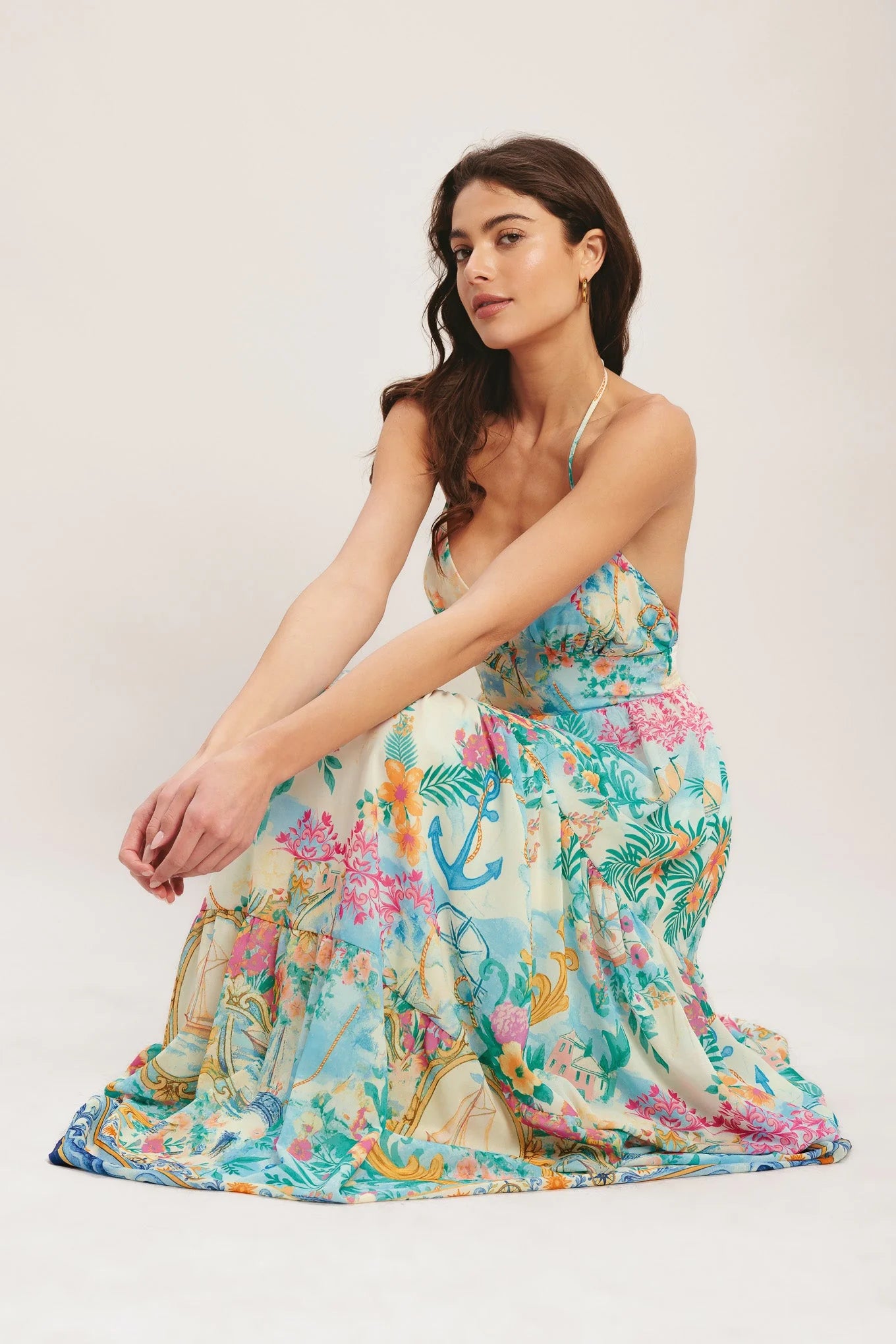 CAPRI SAIL AWAY MAXI DRESS