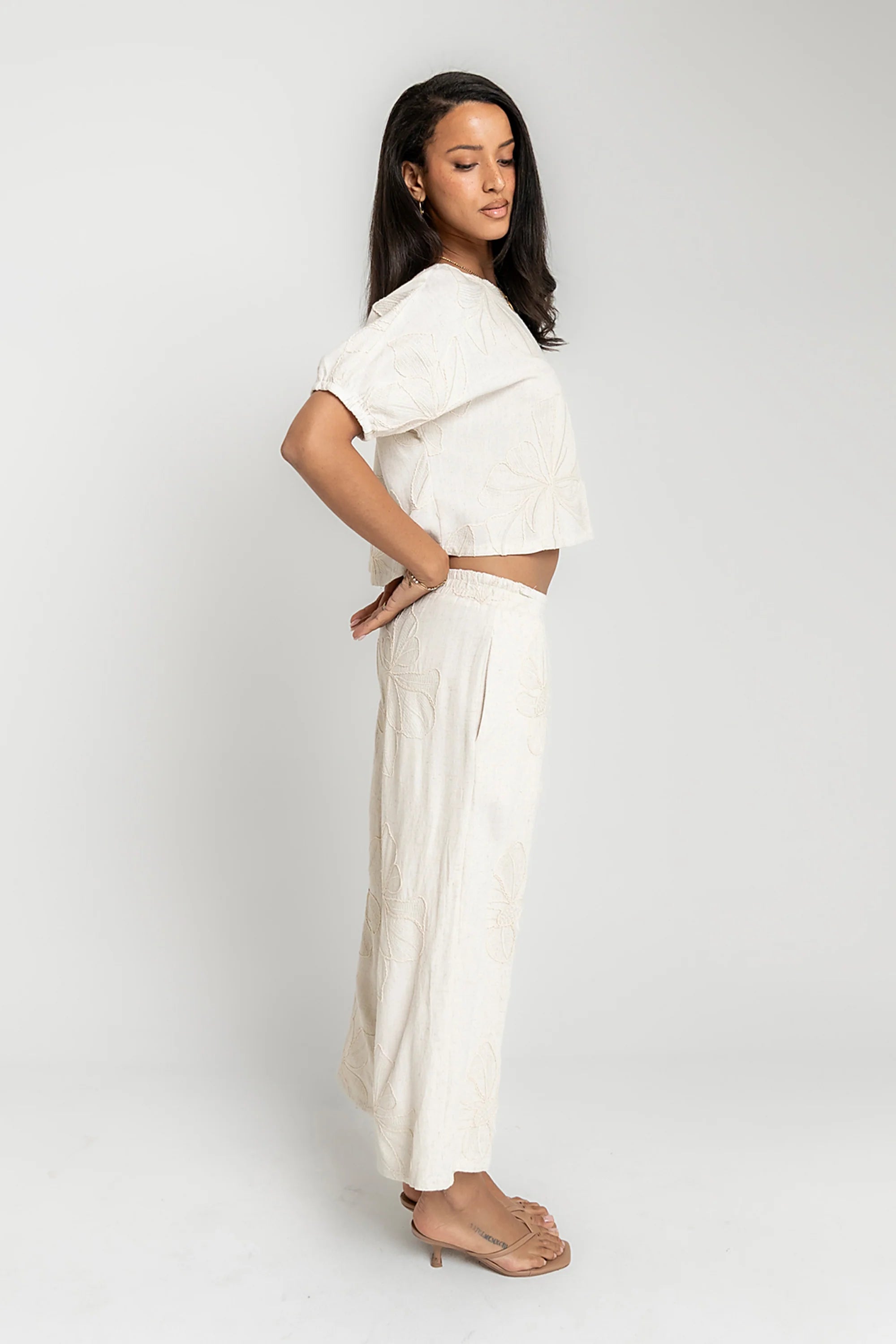 Kortney Floral Wide Leg Pants