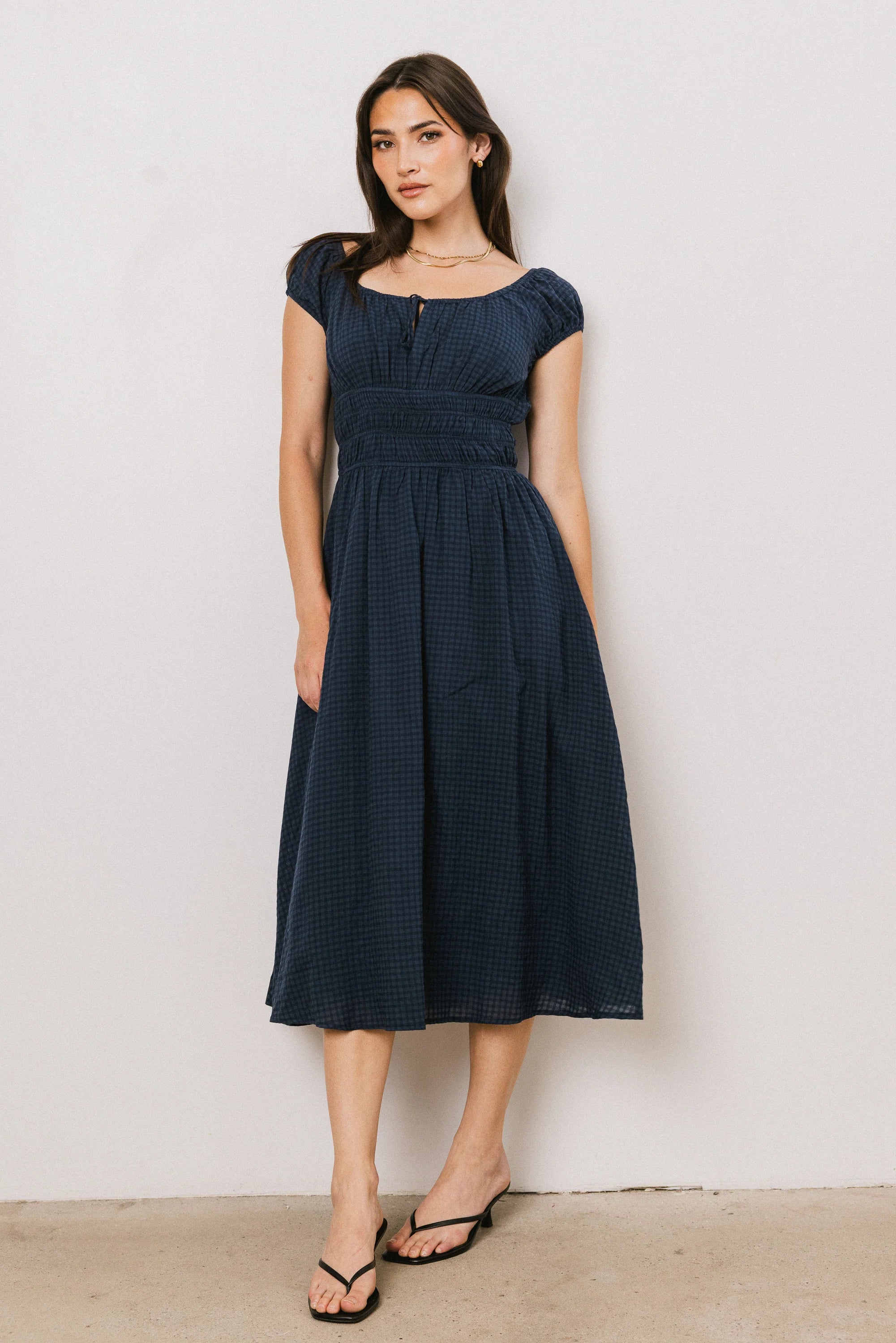 Kimber Plaid Midi Dress FINAL SALE