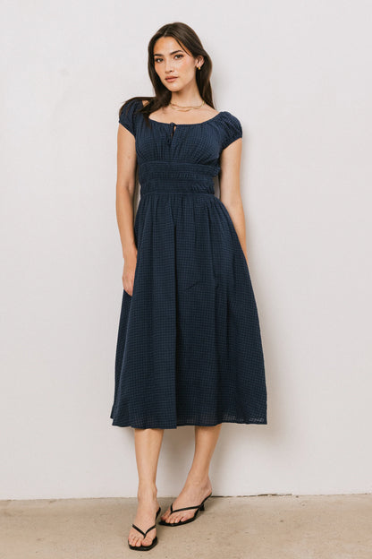 Kimber Plaid Midi Dress FINAL SALE