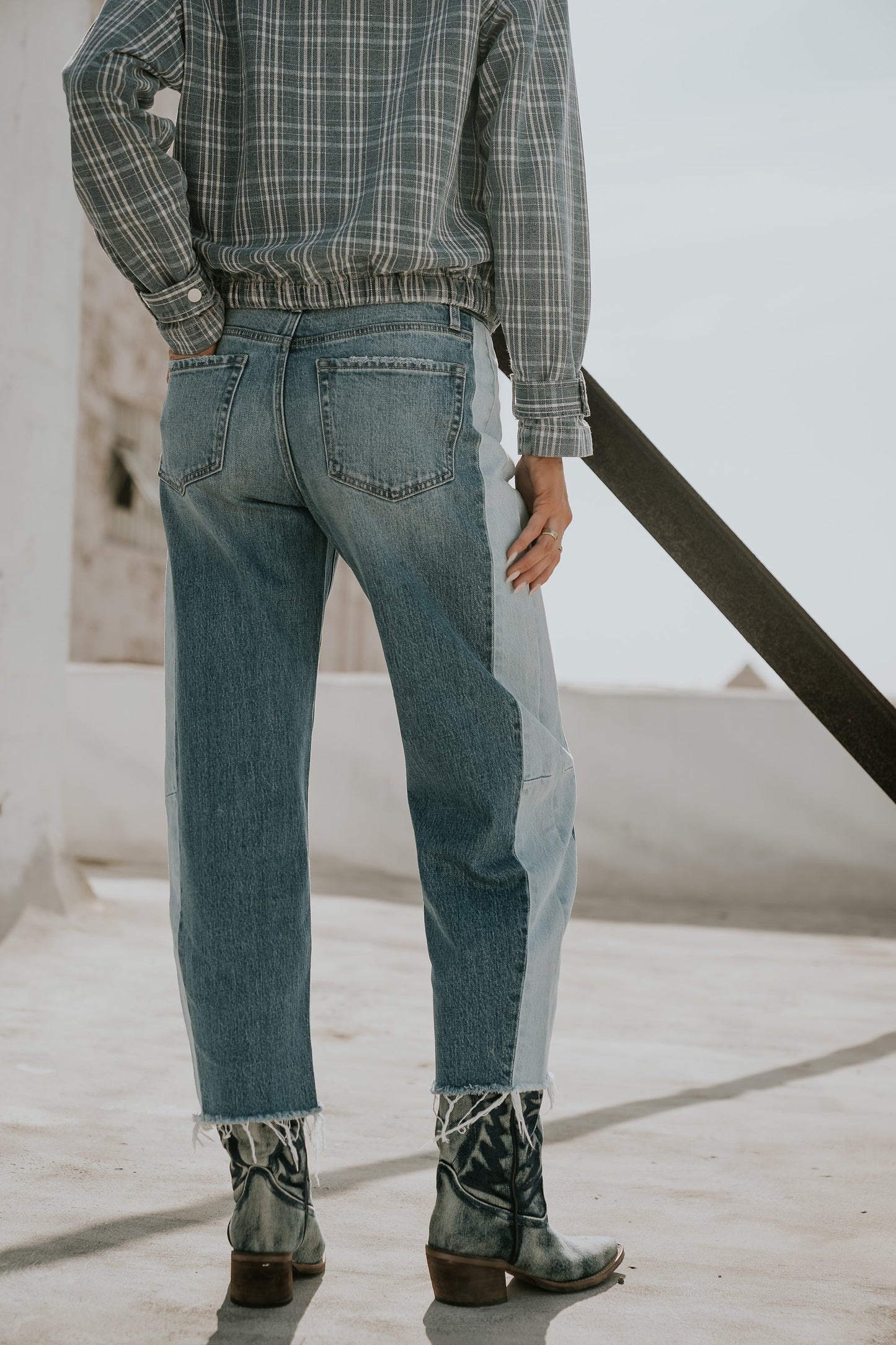 Karrie Two Toned Jeans