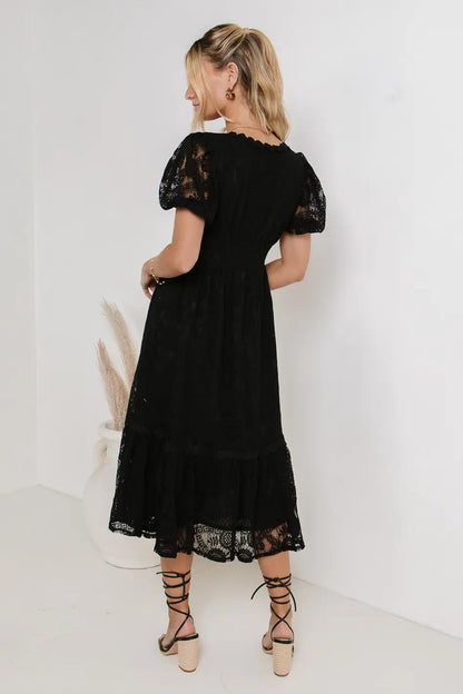 Rowan Lace Dress in Black FINAL SALE