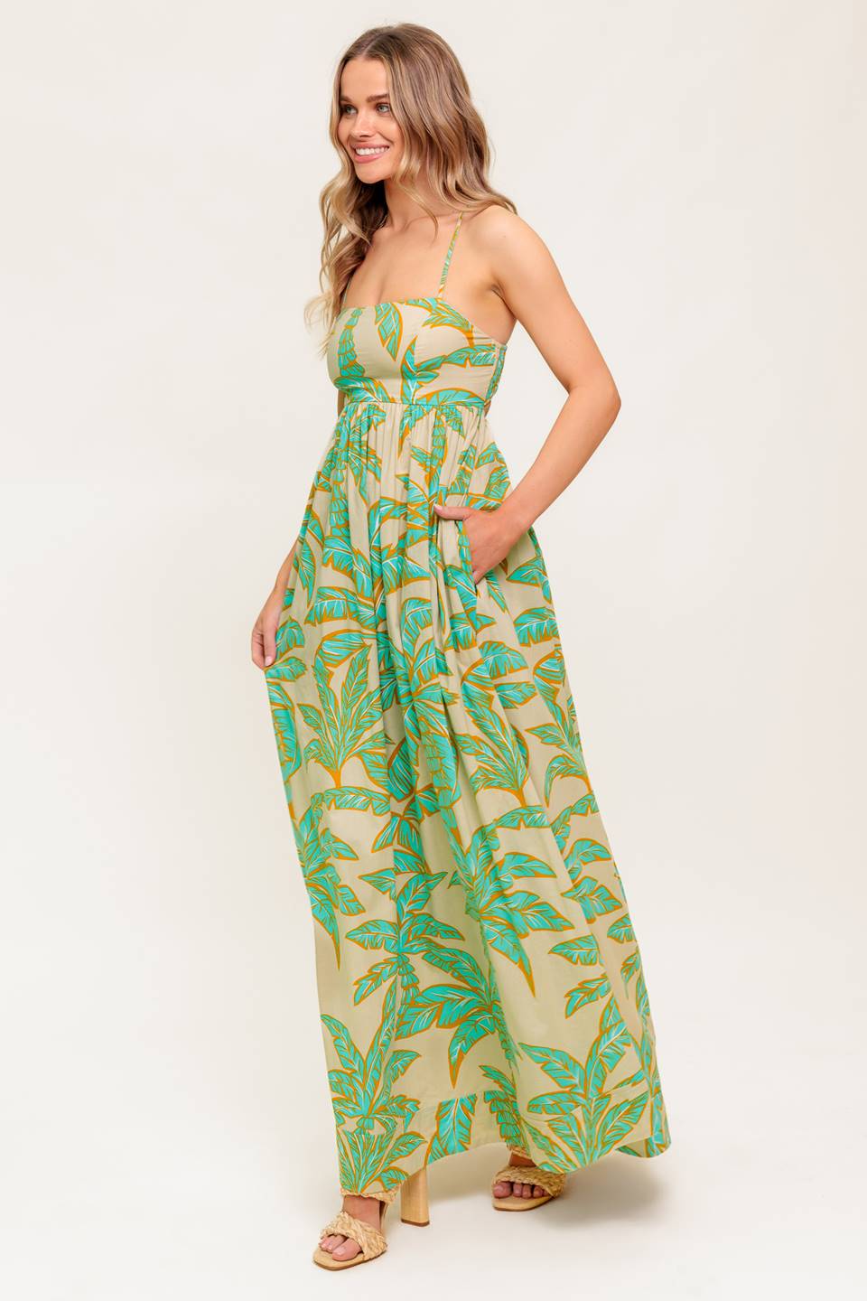 AUGUST TROPICAL MAXI DRESS FINAL SALE