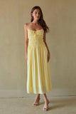 Roxana Smocked Midi Dress