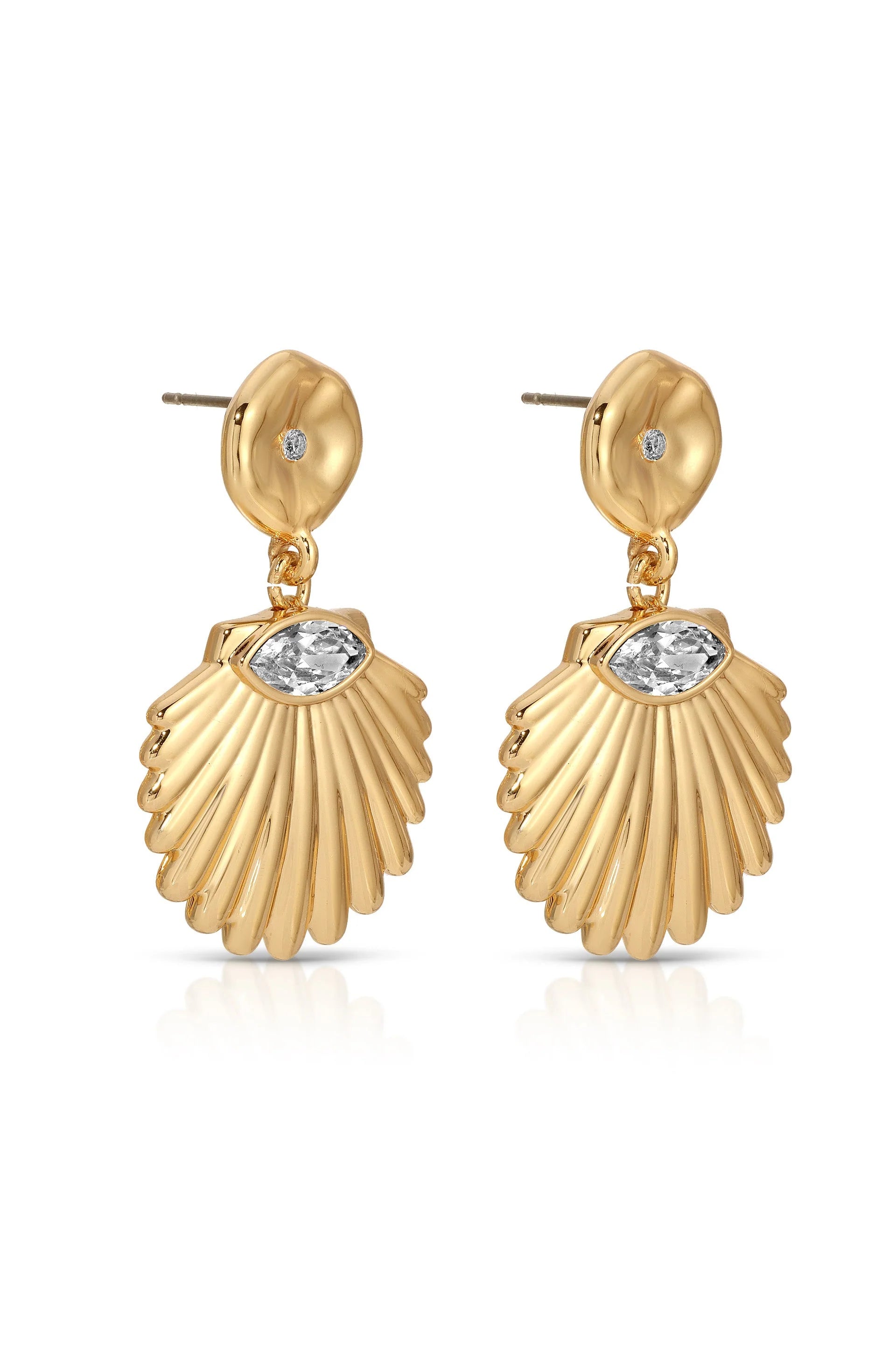 Santorini Shell Drop Earrings