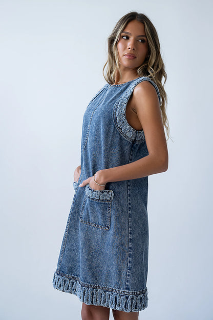 Keslie Denim Mini Dress