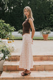 Emma Floral Midi Skirt