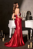 Demi Gown One Shoulder Stretch Glitter Dress