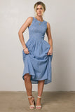 Louella Smocked Midi Dress FINAL SALE