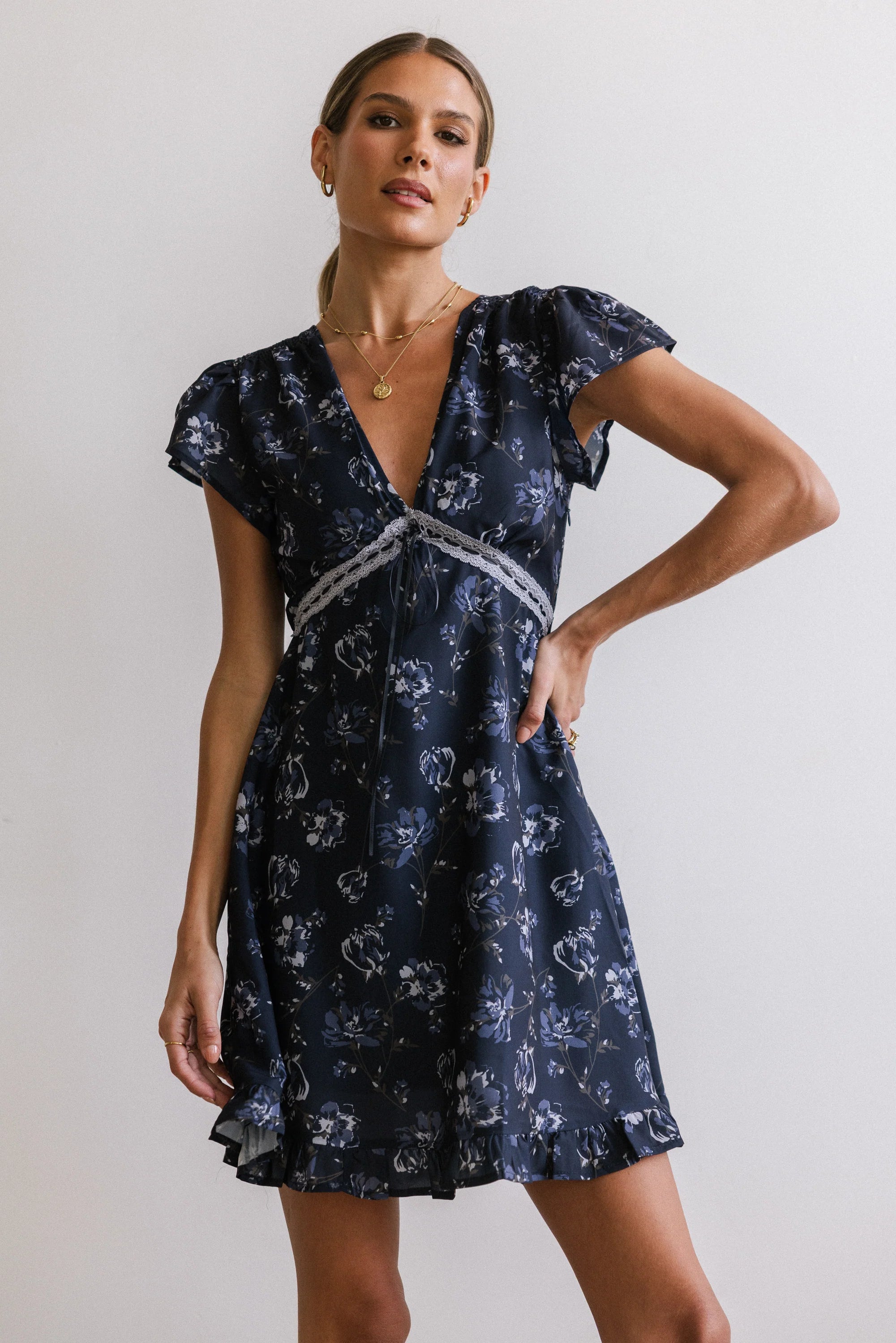 Valerie Floral Mini Dress FINAL SALE