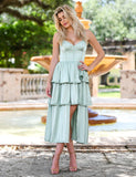 Maeve Corset Midi Dress Sage