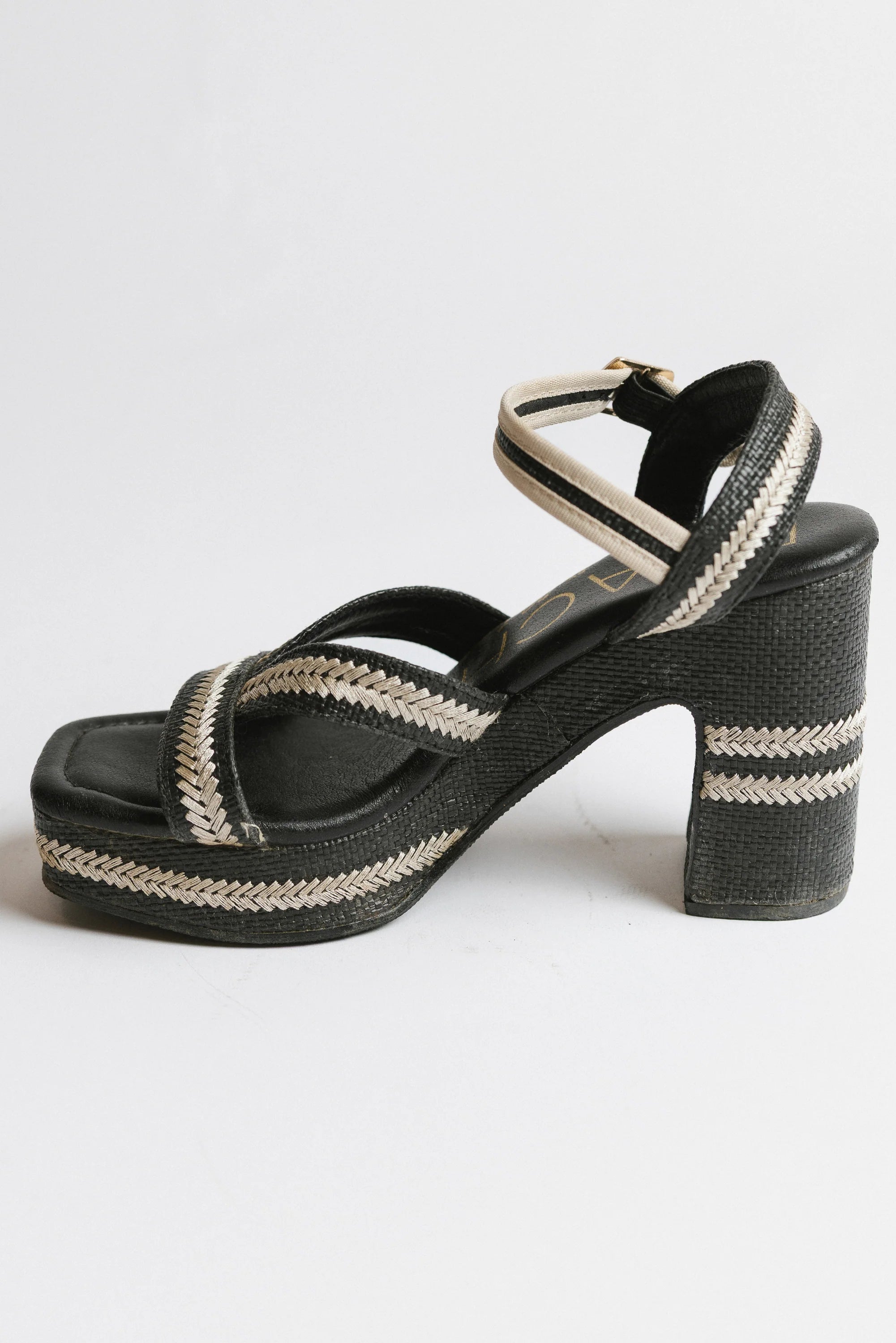 Jaime Raffia Heels FINAL SALE