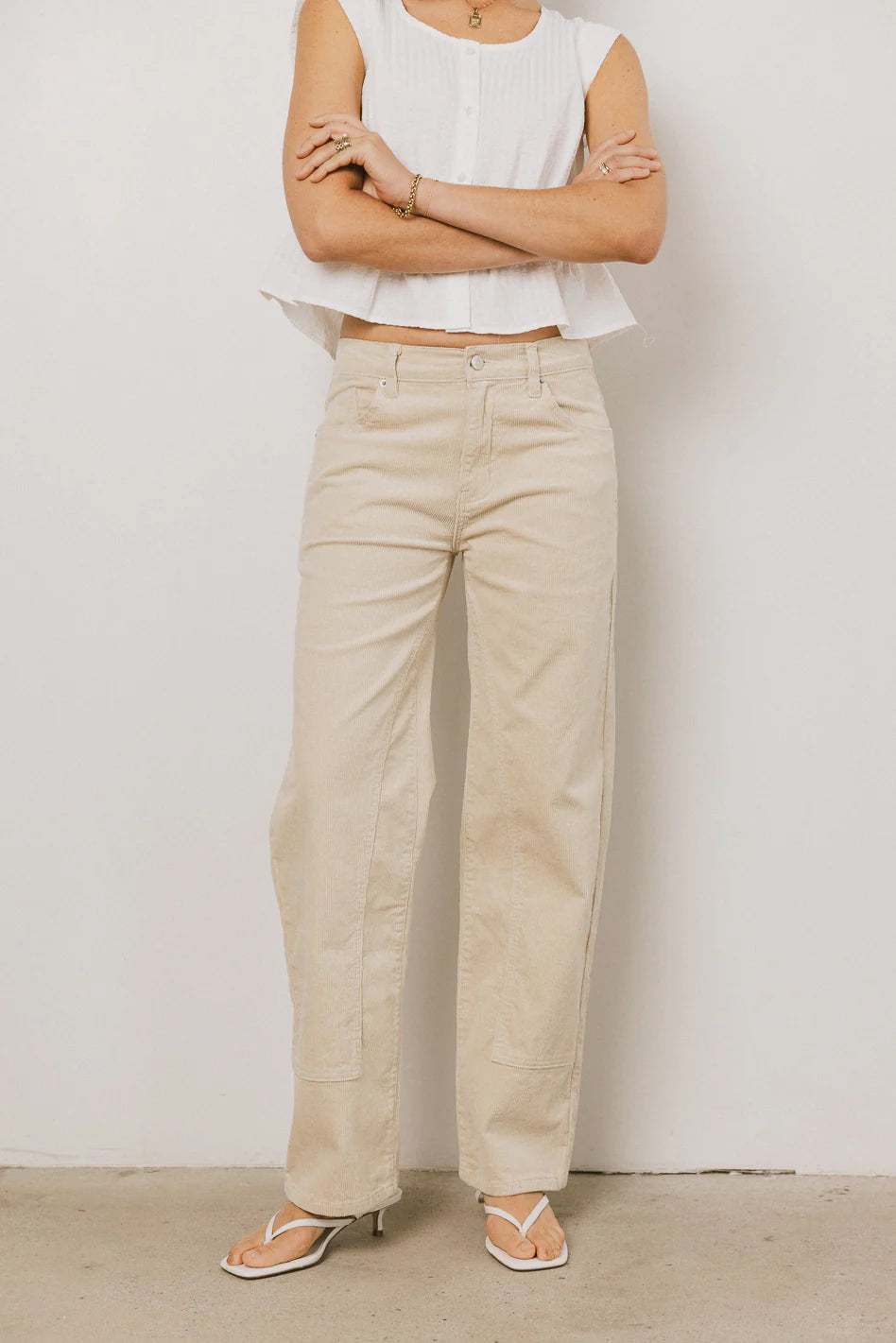 Kaya Corduroy Straight Leg Pants FINAL SALE