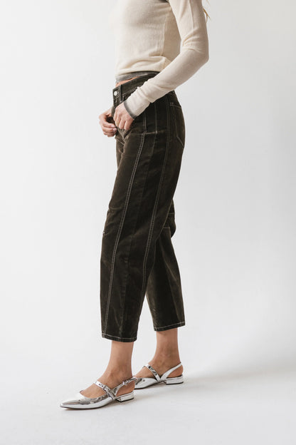 Rita Velvet Barrel Jeans FINAL SALE