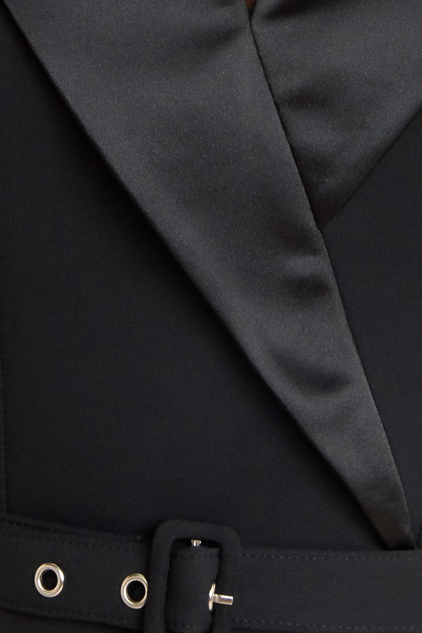 MIDNIGHT TUX BLACK MIDI DRESS