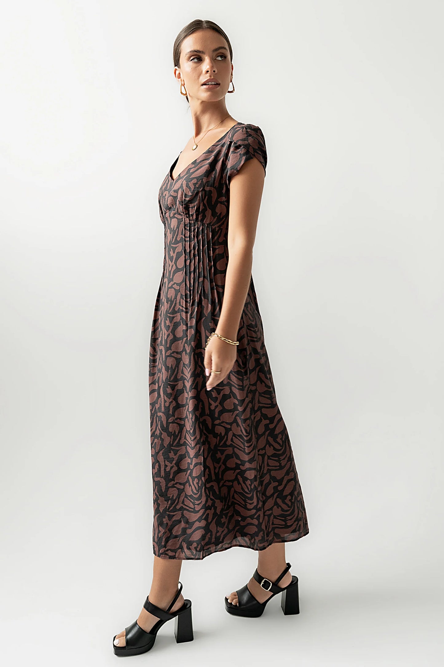 Kennedy Abstract Maxi Dress FINAL SALE