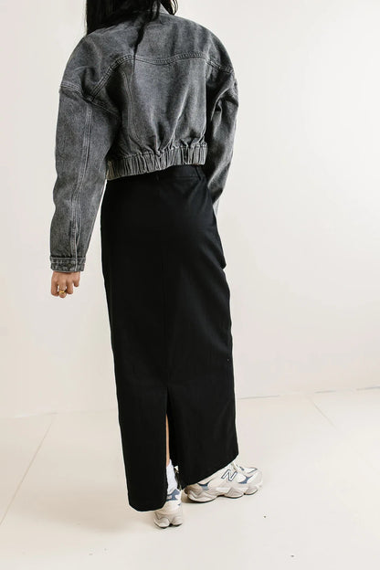 Madelynn Skirt in Black FINAL SALE