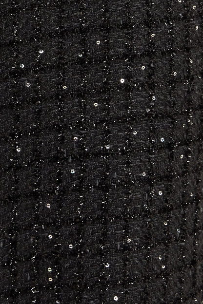 SPARK NOIR BLACK TWEED JUMPSUIT
