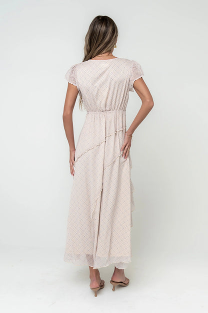 Mindy Plaid Maxi Dress